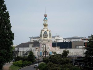tower of Le Lieu Unique cultural center in Nantes