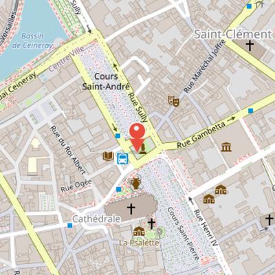 Map showing the location of Colonne Louis-XVI in Nantes