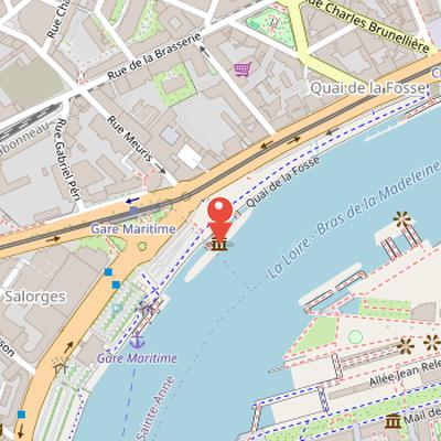 Map showing the location of Maillé-Brézé in Nantes