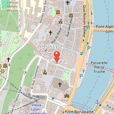 Map showing the location of Maison du Chamarier in Lyon