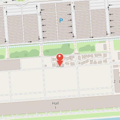 Map showing the location of Parc des expositions de Bordeaux in Bordeaux