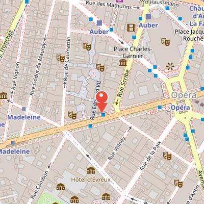 Map showing the location of Salon Indien du Grand Café in Paris