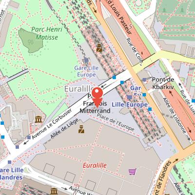 Map showing the location of Shangri-La Tulips in Lille