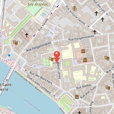 Map showing the location of Toulouse Regional Conservatory in Toulouse