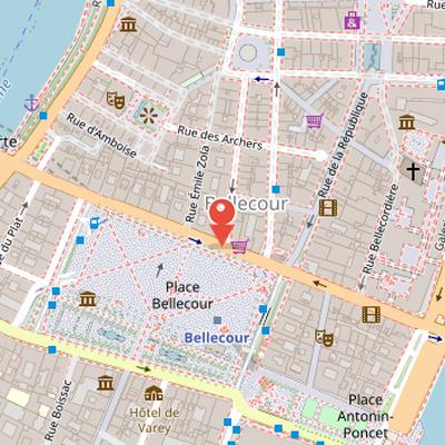 Map showing the location of Veilleur de pierre in Lyon